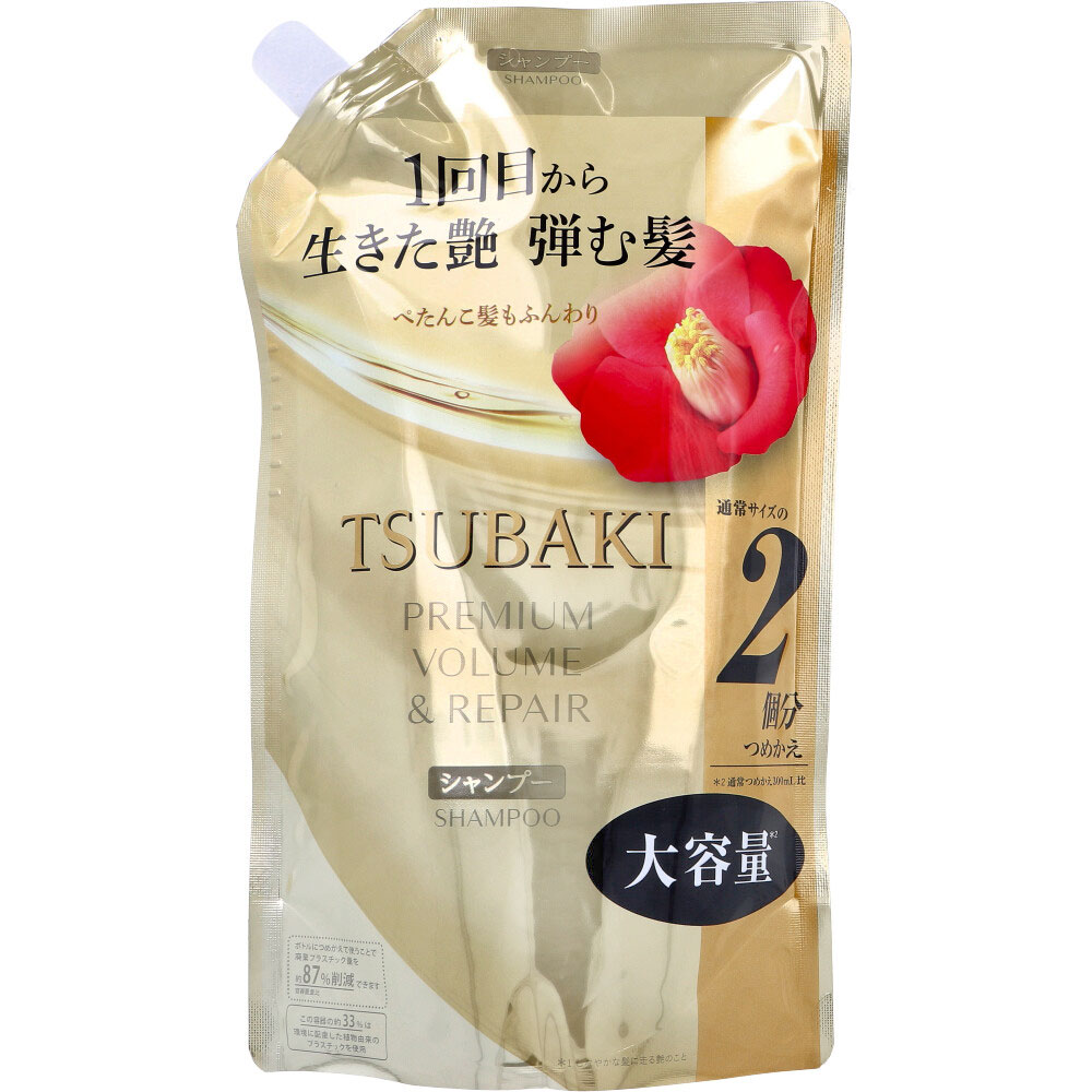 TSUBAKI(ツバキ) プレミアム ボリューム＆リペア シャンプー 詰替用 600mL