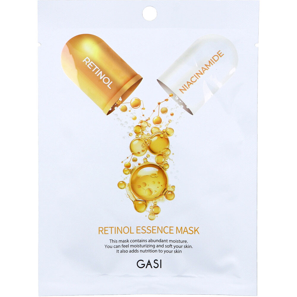 GASI(ガシ) レチノール エッセンスマスク 1枚入