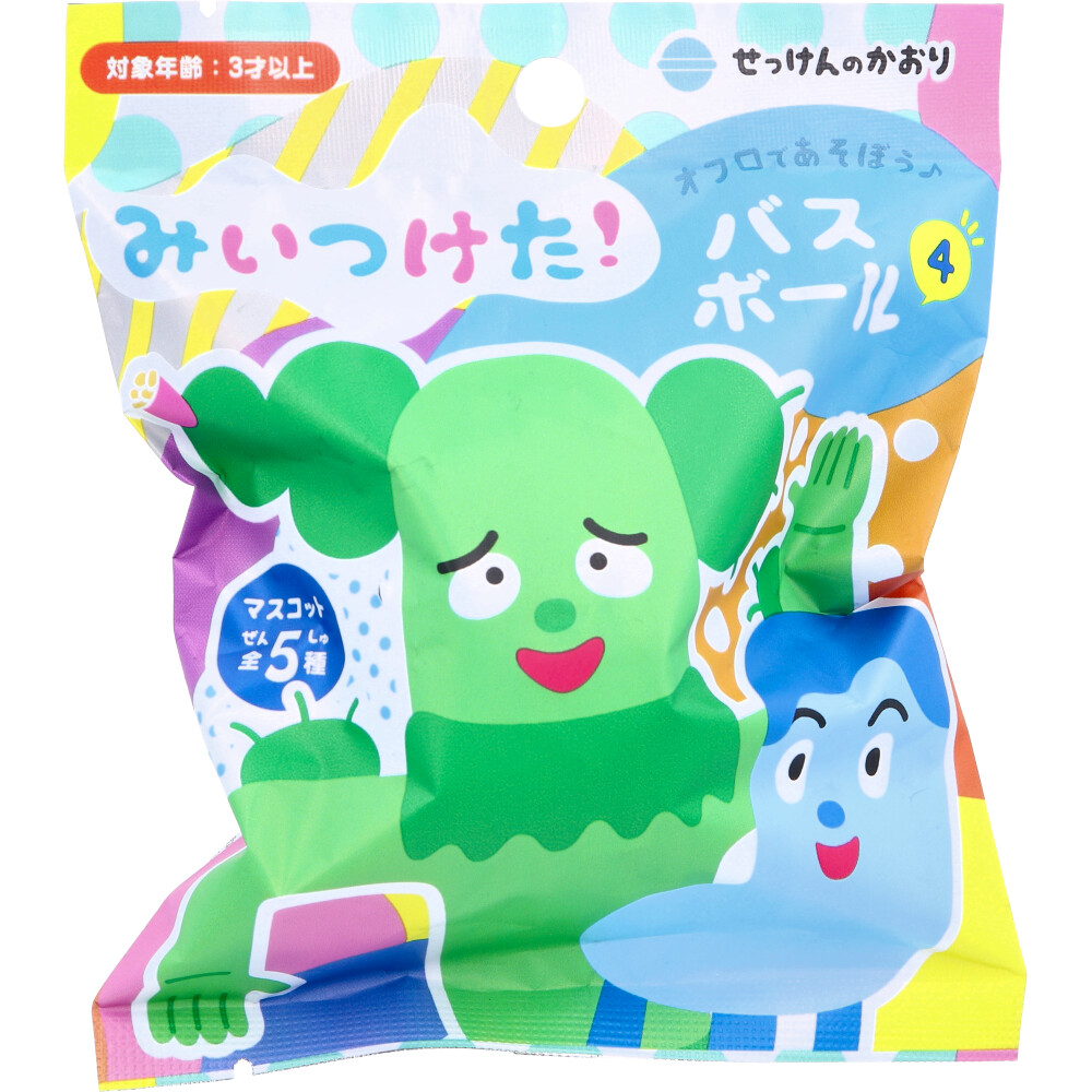 みいつけた！ バスボール4 せっけんのかおり 75g 1回分