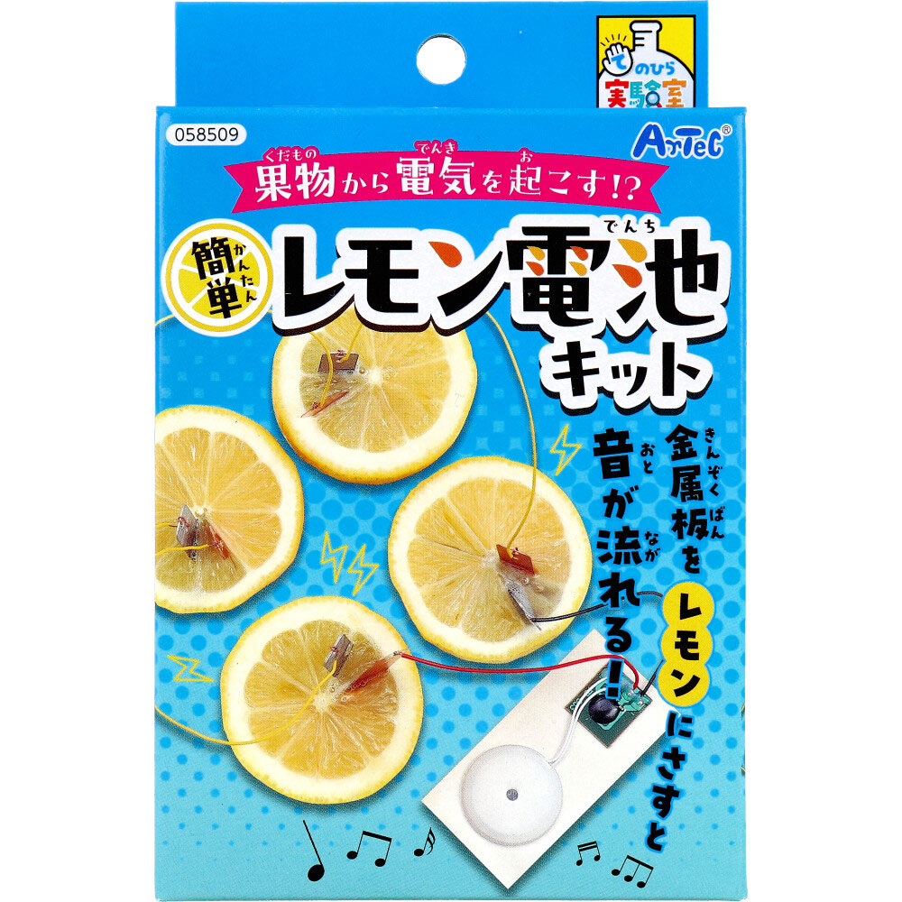 てのひら実験室 簡単 レモン電池キット 1セット