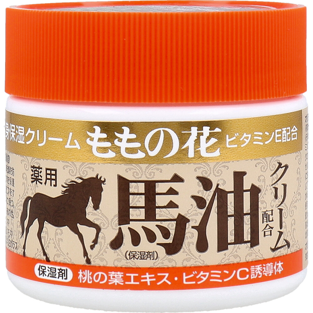 全身保湿クリーム ももの花 薬用 馬油配合クリーム 70g
