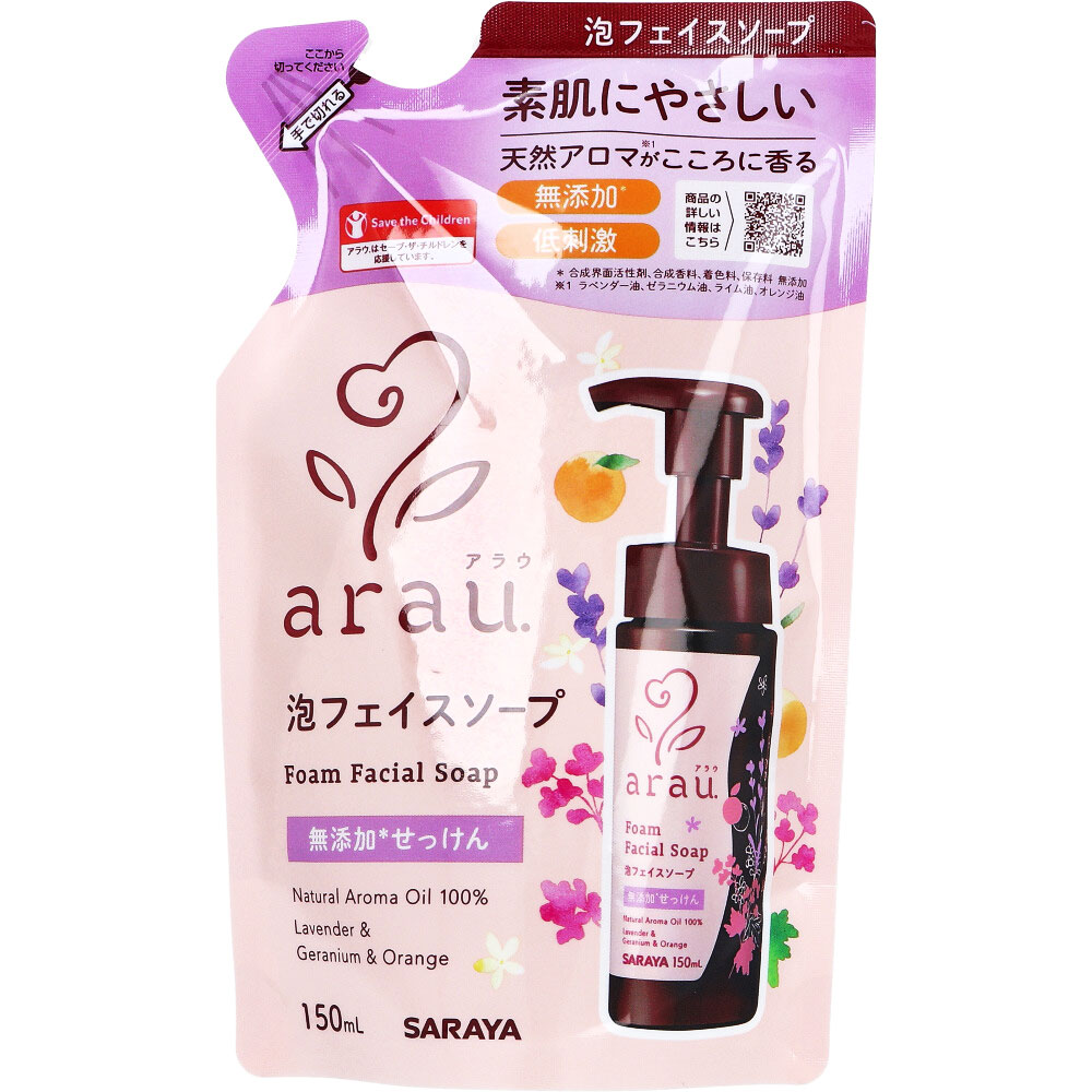 arau.(アラウ) 泡フェイスソープ 詰替用 150mL