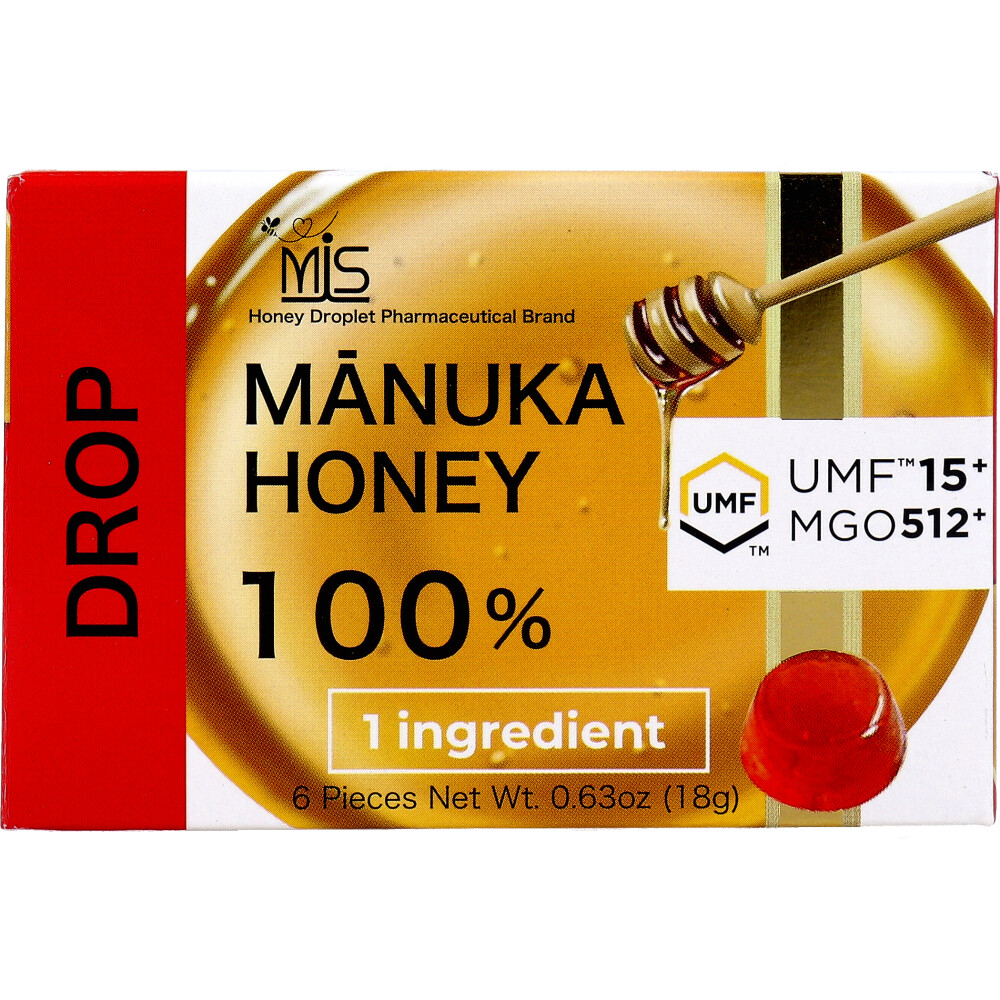 ※MIS マヌカハニードロップ UMF15+ 6粒入