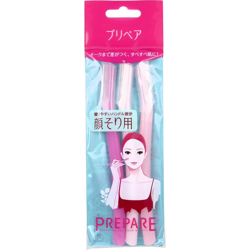 プリペア 顔そり用 L 3本入