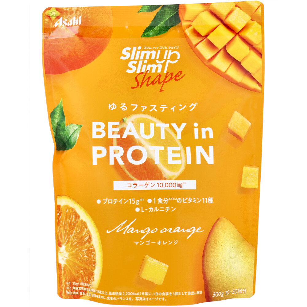 ※[メーカー欠品]スリムアップスリムシェイプ BEAUTY in PROTEIN マンゴーオレンジ 300g