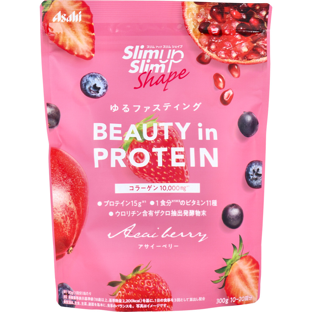 ※[メーカー欠品]スリムアップスリムシェイプ BEAUTY in PROTEIN アサイーベリー 300g