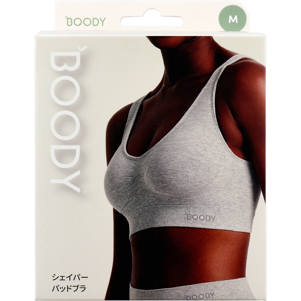 BOODY シェイパー パッドブラ ライトグレー Mサイズ 1枚入