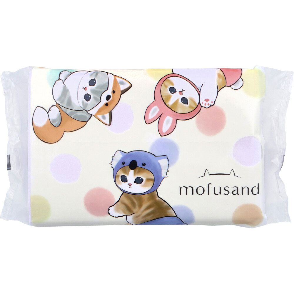 [メーカー欠品] mofusand(モフサンド) ソフトパックティシュ 200枚入(100組)
