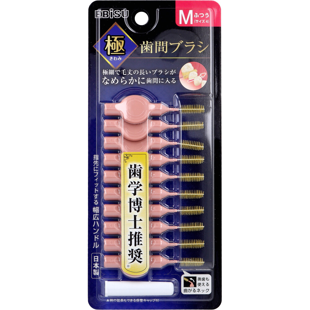 エビス 極(きわみ) 歯間ブラシ M ふつう サイズ4 B-D4774 10本入