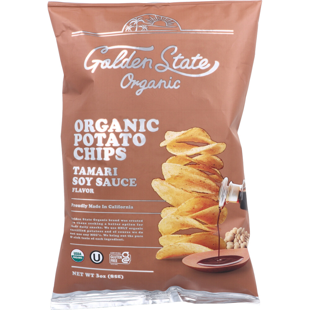 ※Golden State Organic オーガニックポテトチップス たまり醤油風味 85g