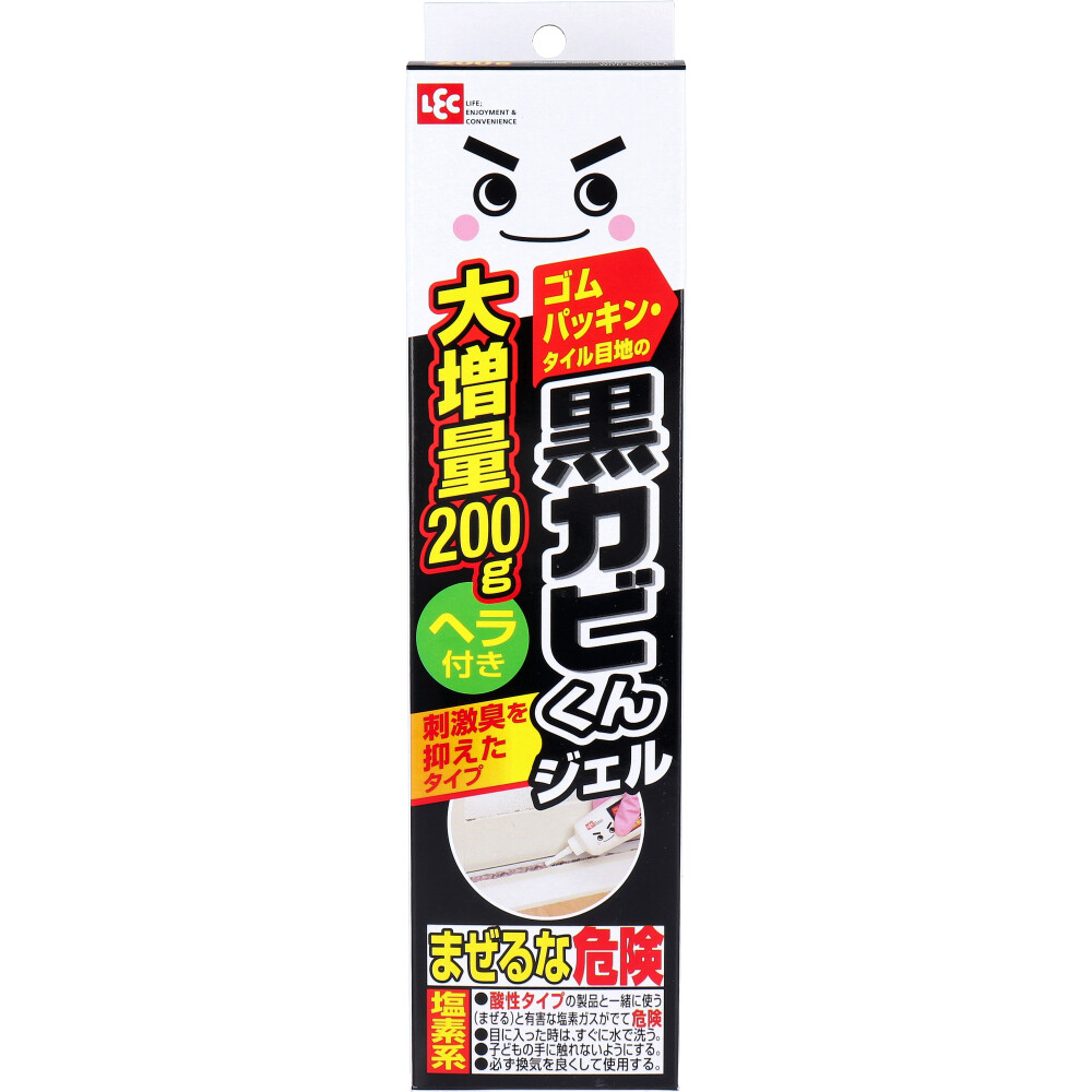 黒カビくん カビとりジェル 刺激臭を抑えたタイプ ヘラ付き 200g