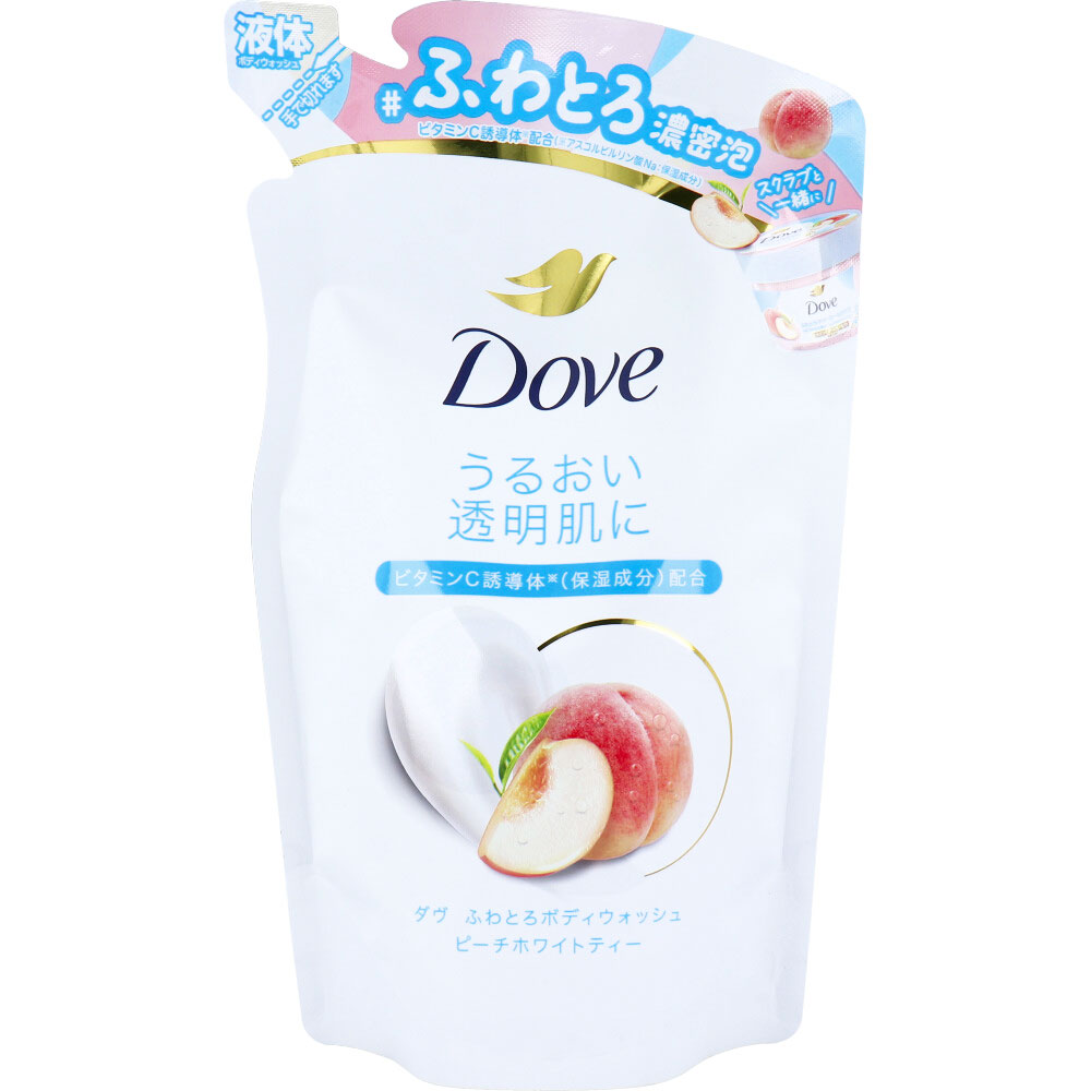 ダヴ ふわとろボディウォッシュ ピーチホワイトティー 詰替用 340g