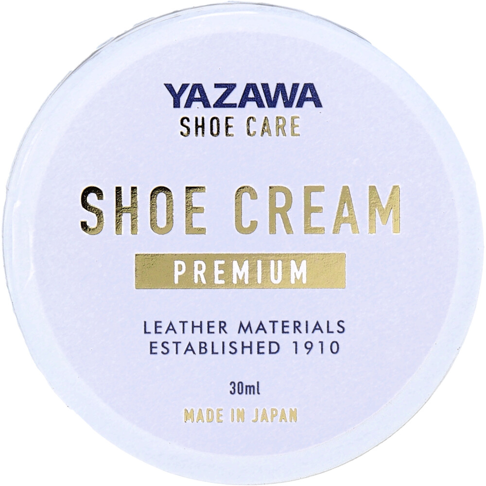 YAZAWA SHOE CARE シュークリーム プレミアム ブラック 30mL