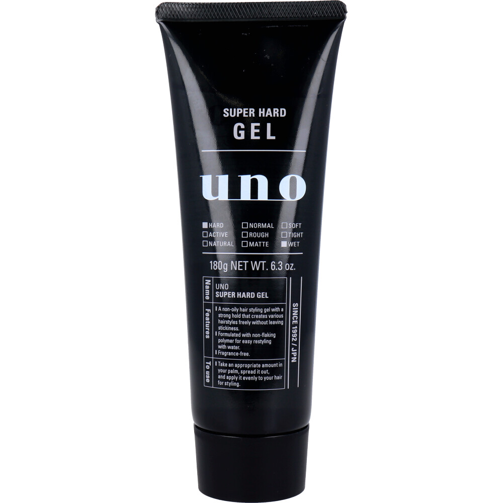 UNO(ウーノ) スーパーハードジェル f 整髪料 180g