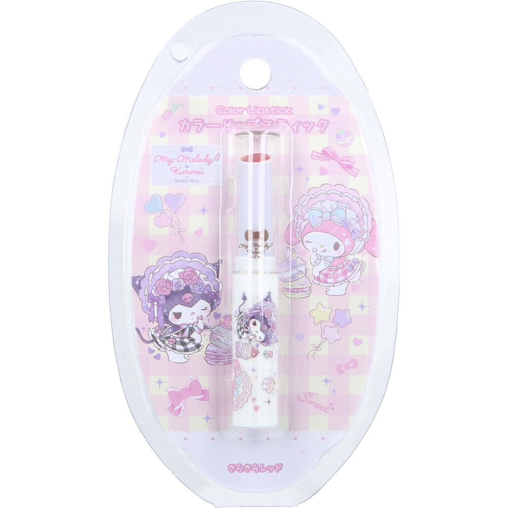 カラーリップスティック きらきらレッド マイメロディ・クロミ DMX 1本入