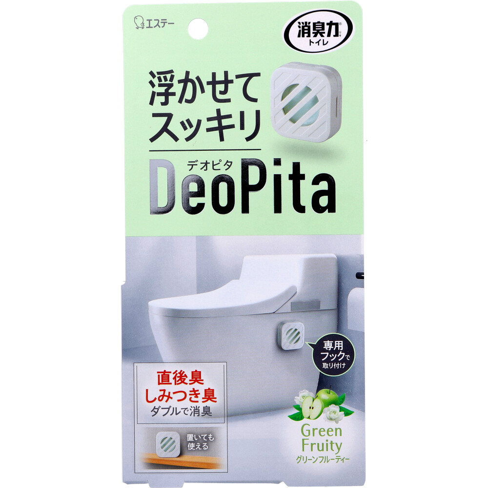 消臭力 DeoPita トイレ用 本体 グリーンフルーティー 1個入