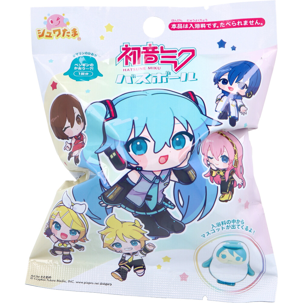 シュワたま 初音ミク バスボール ペンギンのかおり・・・？！(マリンのかおり) 75g 1回分