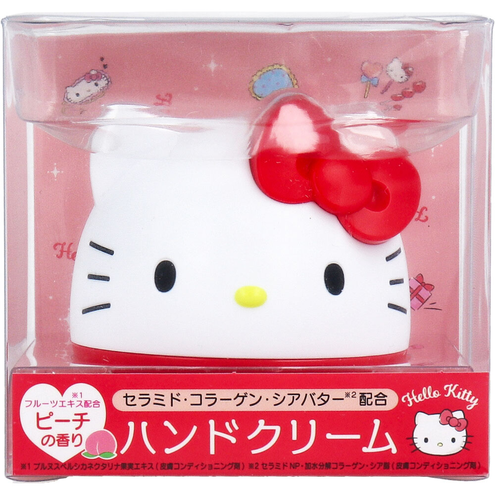 サンリオキャラクターズ ハンドモイスチャークリーム ハローキティ ピーチの香り 35g