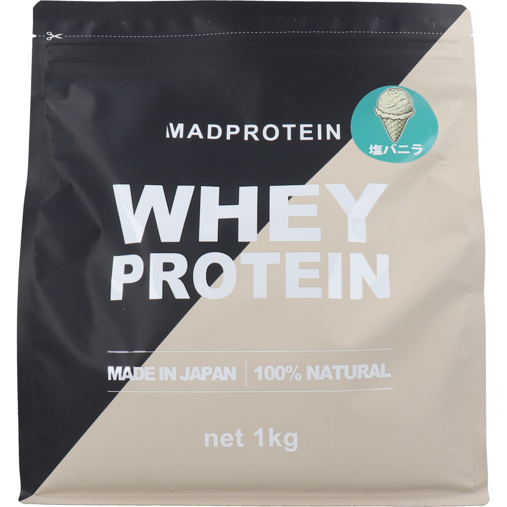 ※MADPROTEIN ホエイプロテイン 塩バニラ 1kg