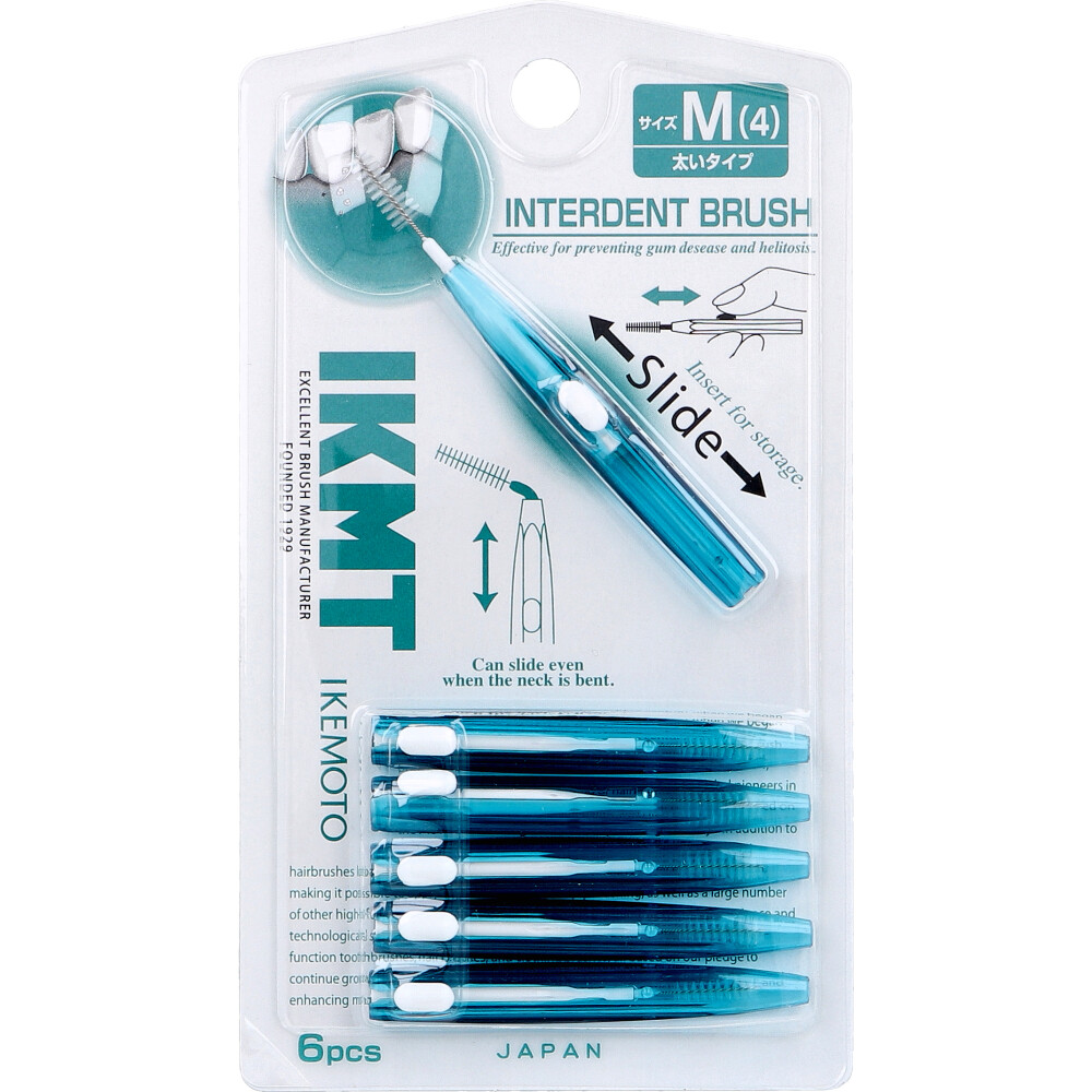 IKEMOTO(イケモト) 歯間ブラシ Mサイズ IKT-7310 6本入
