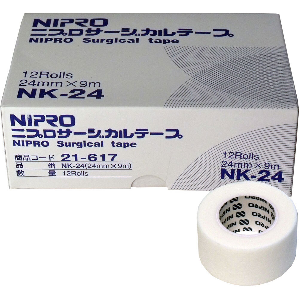 ニプロ サージカルテープ NK-24 24mm×9m 業務用12巻入