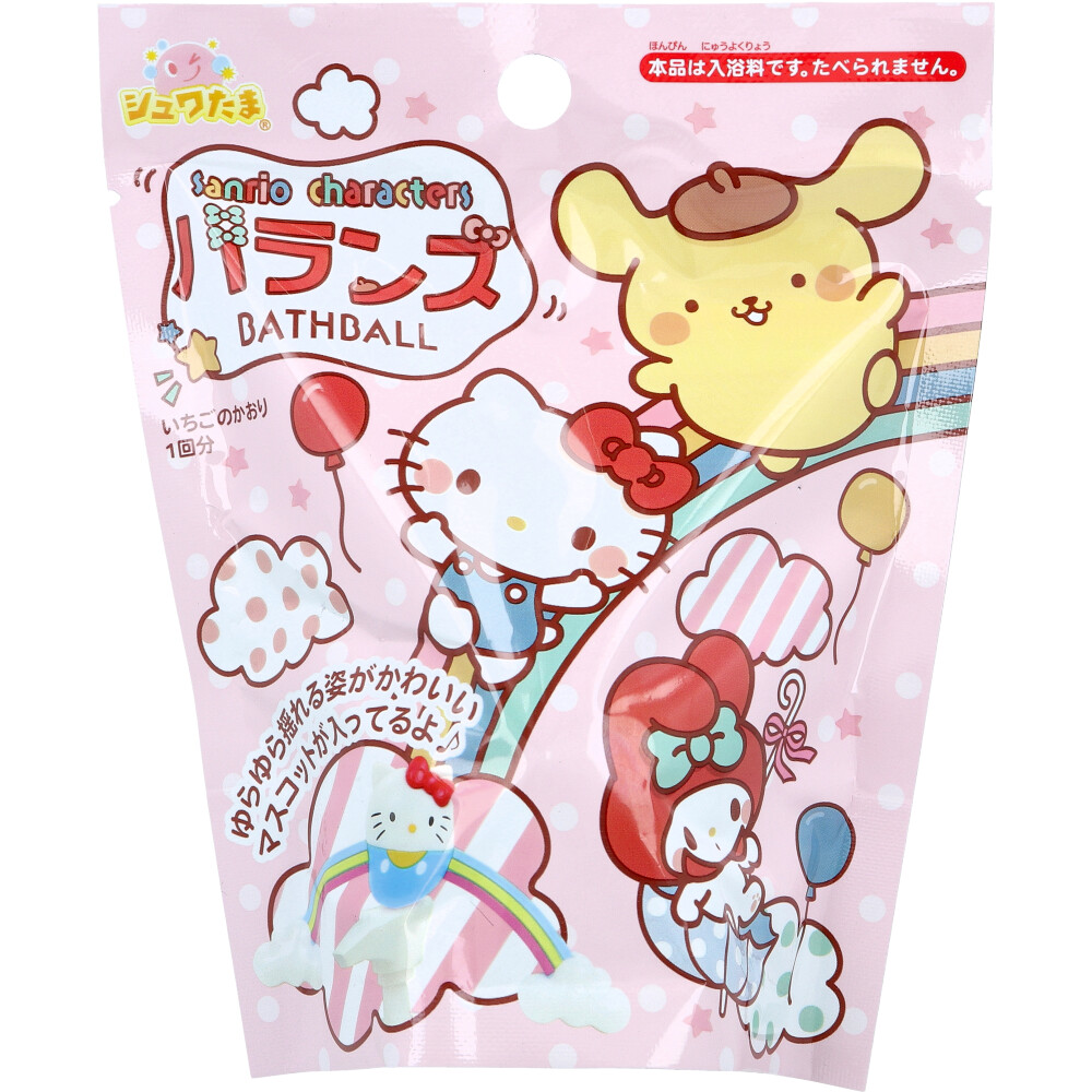 シュワたま サンリオキャラクターズ バランス バスボール いちごのかおり 75g 1回分