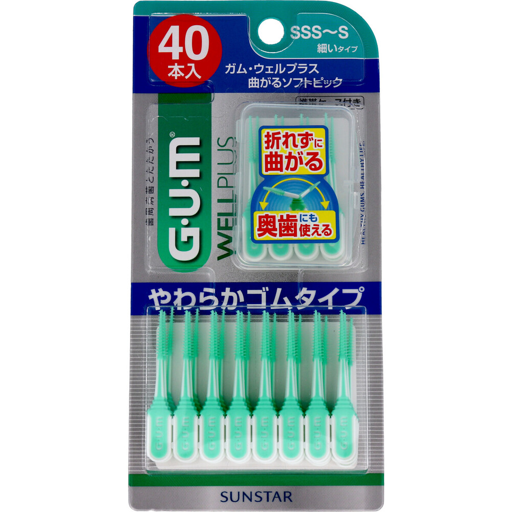 GUM ガム歯周プロケア ソフトピック 無香料 SS-Mサイズ 40本入 | 卸・仕入れサイト【卸売ドットコム】
