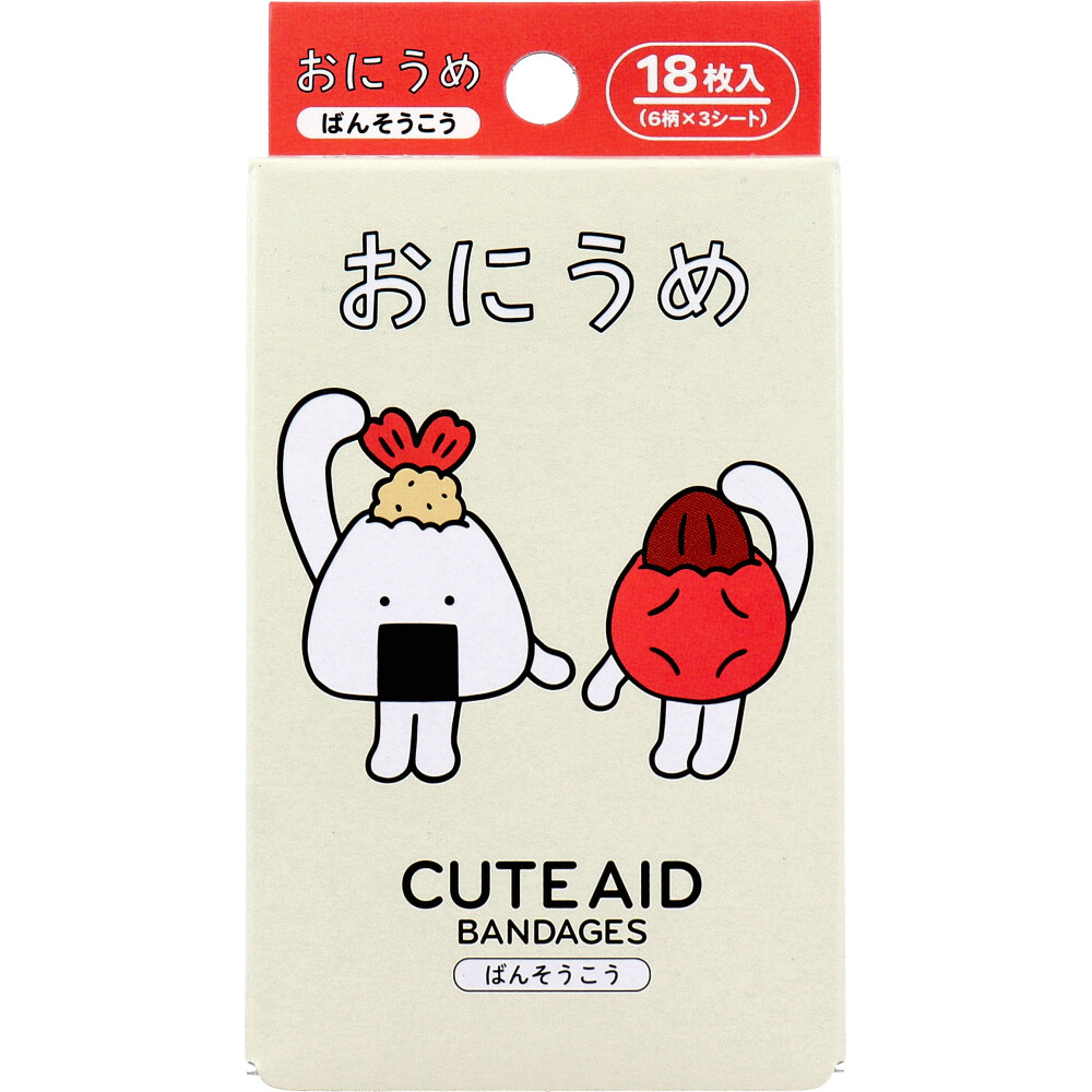 おにうめ CUTE AID ばんそうこう 18枚入