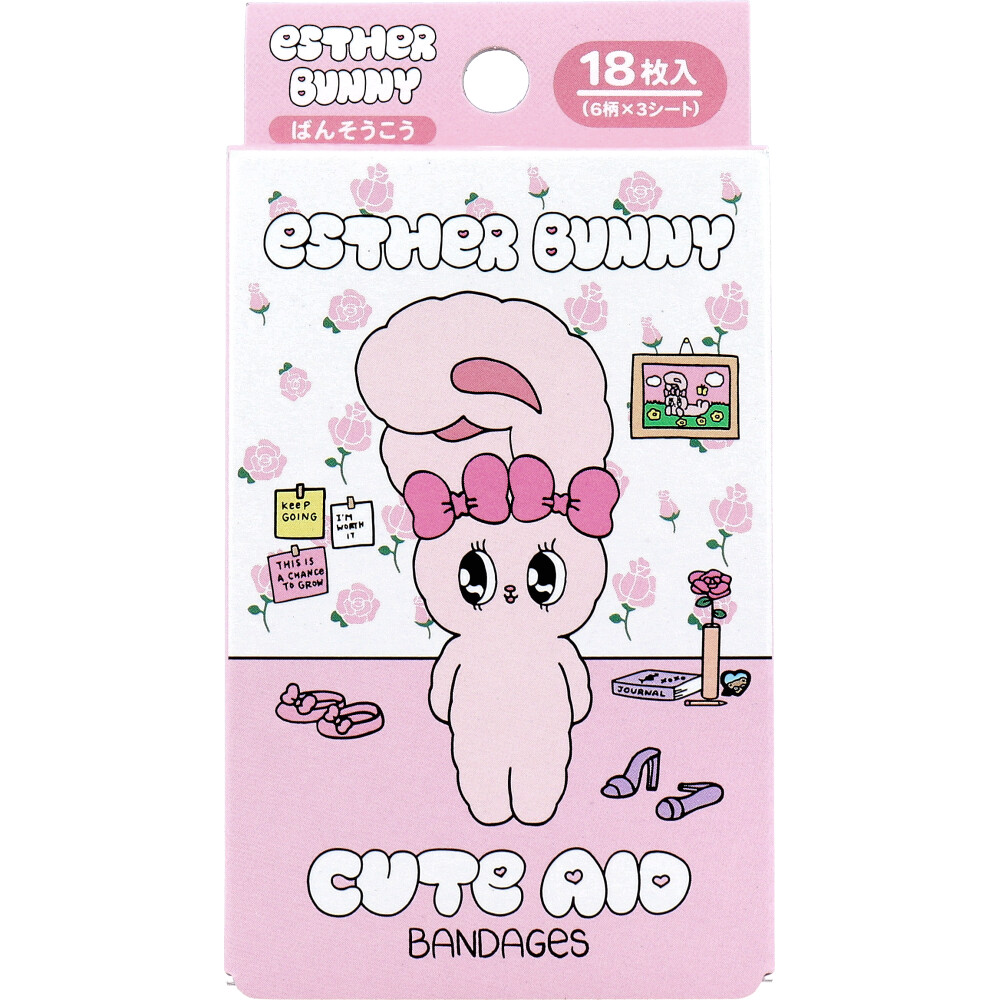エスターバニー CUTE AID ばんそうこう 18枚入