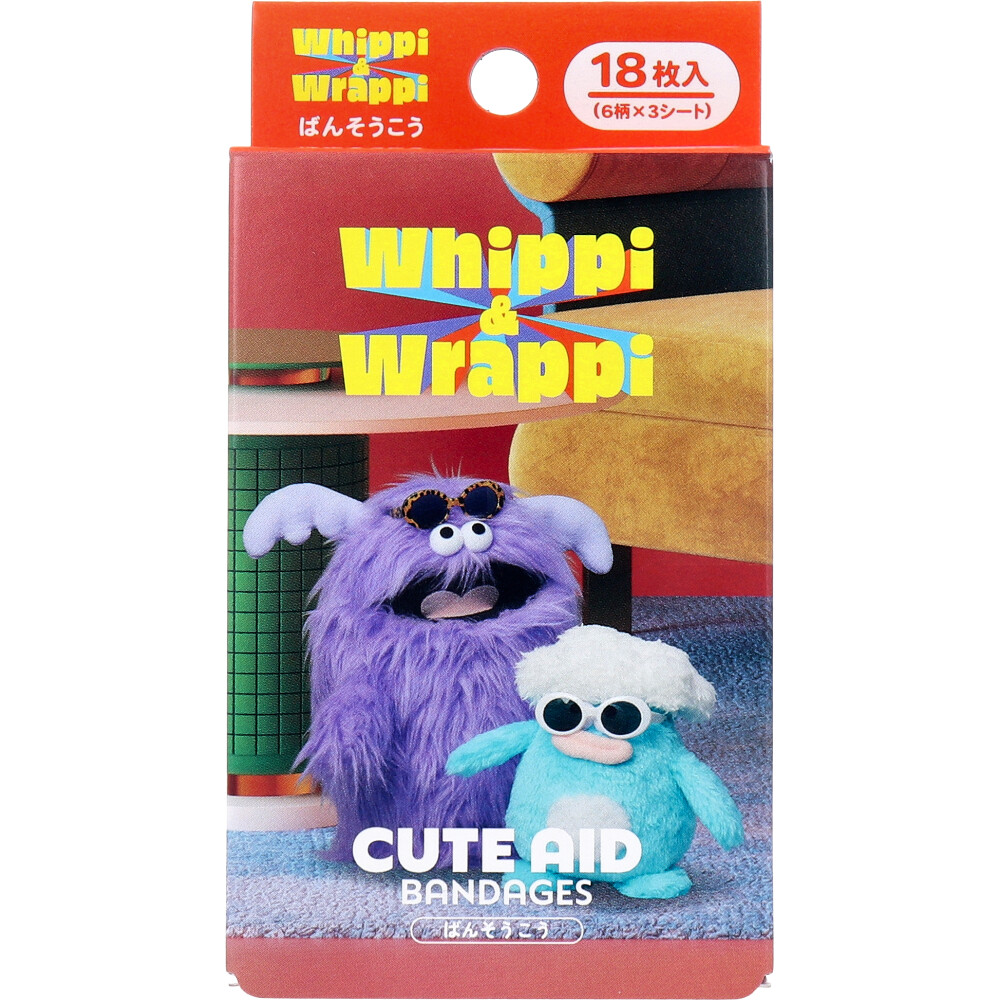ホイッピ＆ラッピ CUTE AID ばんそうこう 18枚入