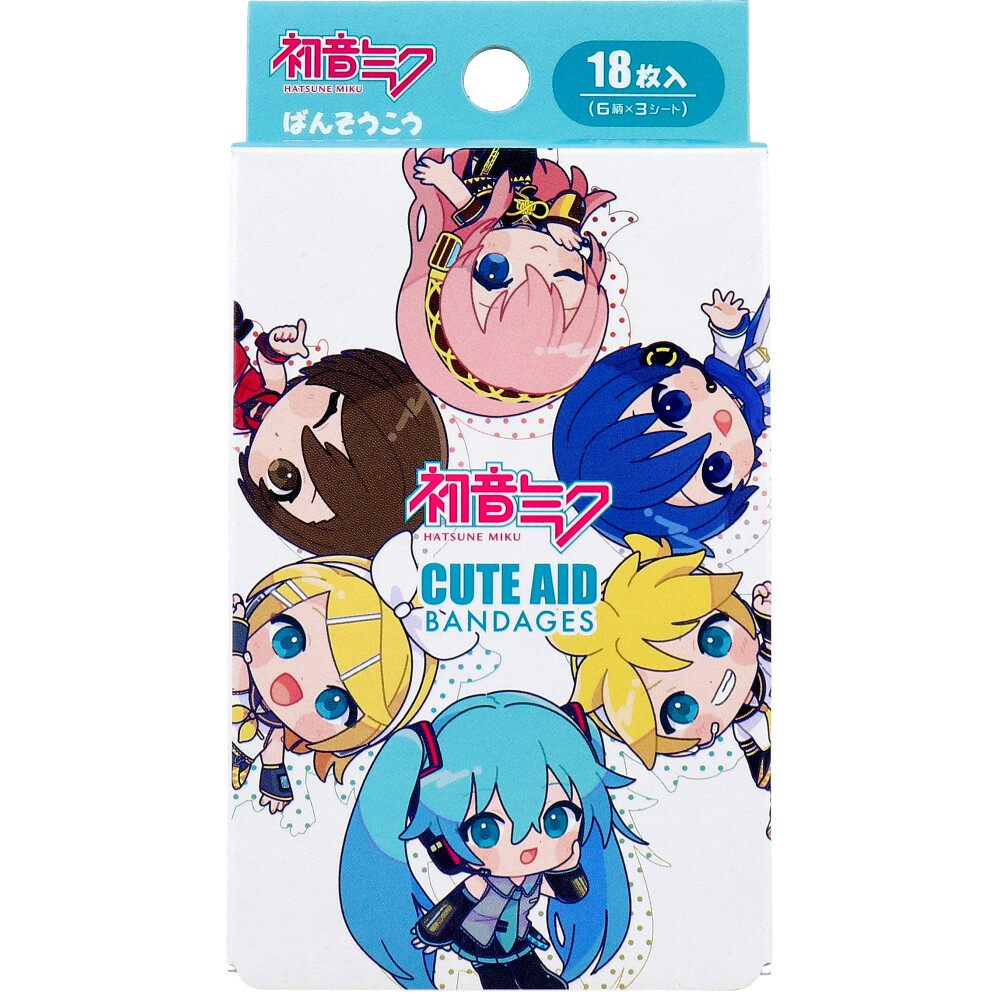 初音ミク CUTE AID ばんそうこう 18枚入
