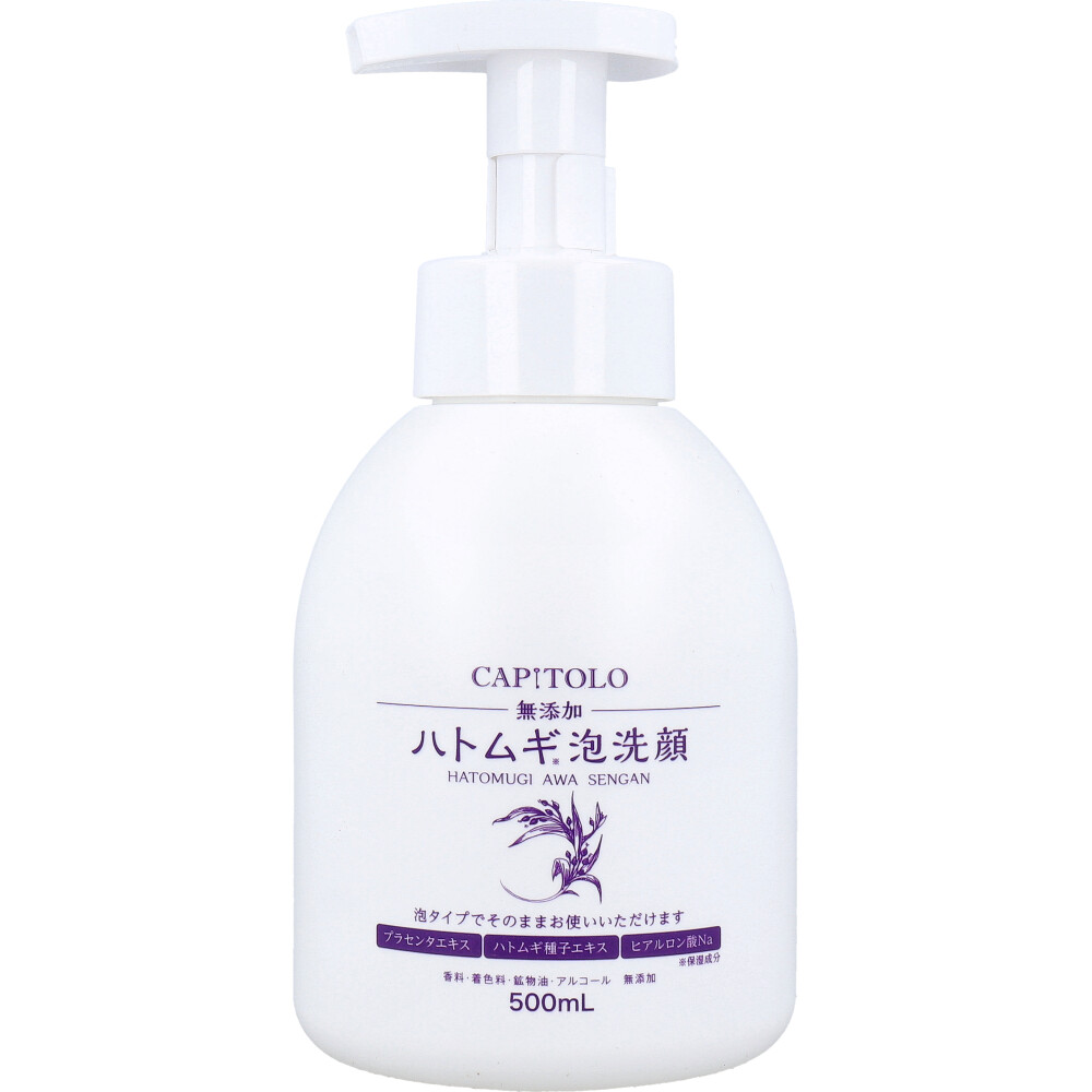 CAPITOLO(カピートロ) ハトムギ 泡洗顔フォーム 500mL